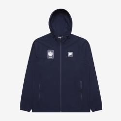 Fila Team Nl Hooded Track Top - Miesten Liivit - Laivastonsininen | FI-22609